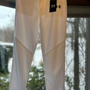 Under Armour Classic White Performance Pants youth